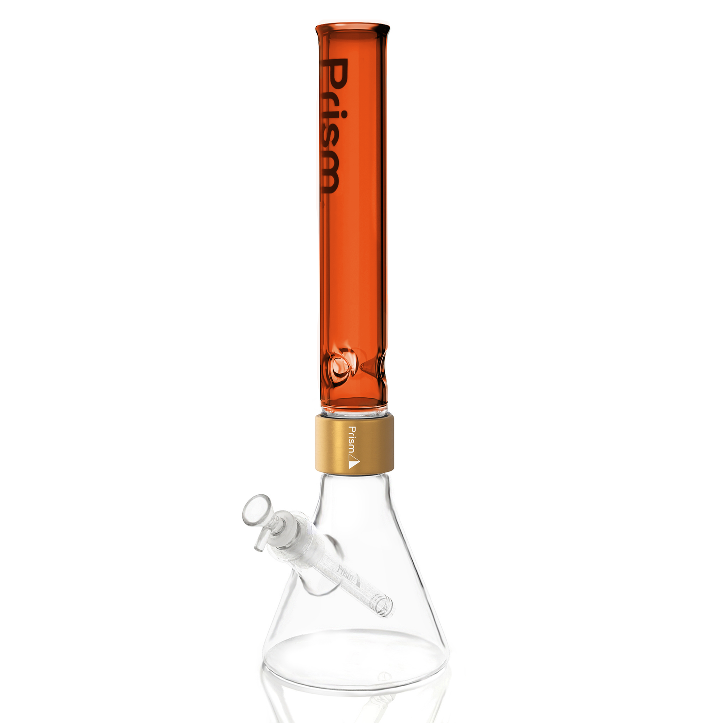 Prism Tall Beaker in amber