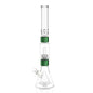 Percolated Beaker Double Stack in green