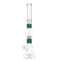 Percolated Beaker Double Stack in clear