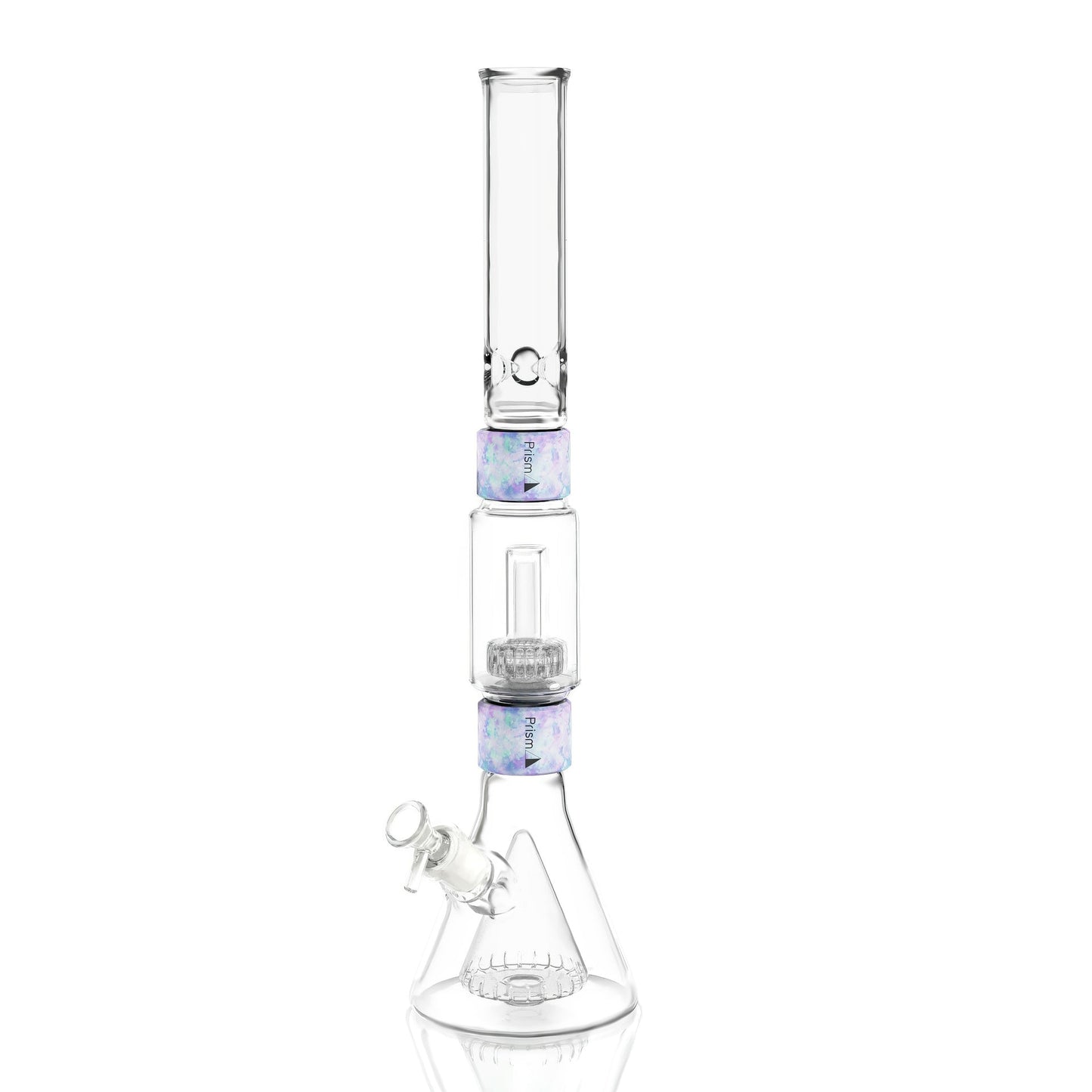 Percolated Beaker Double Stack in clear