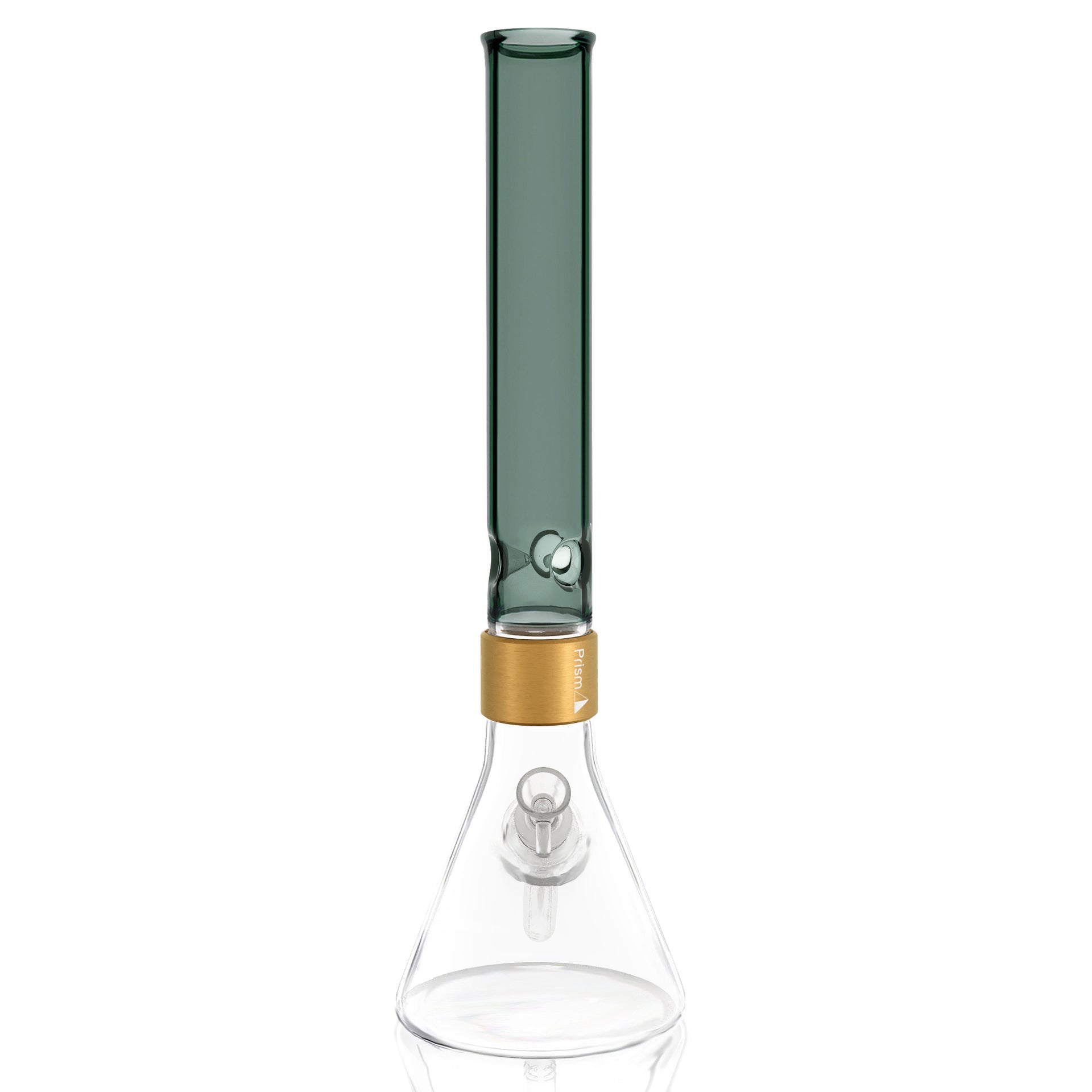 Color Tall Beaker - midnight glass, front view