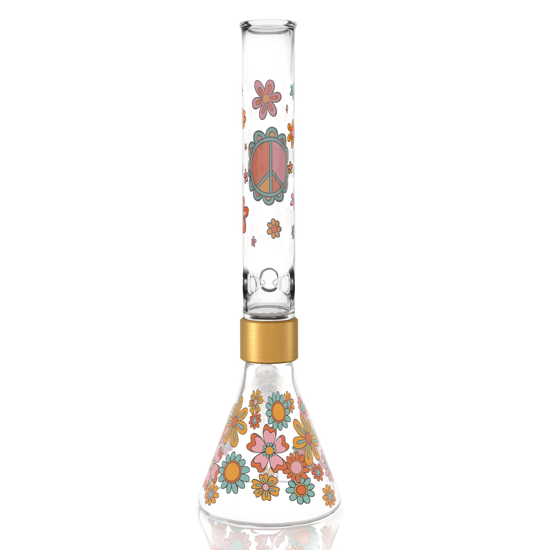 Flower Power Tall Beaker
