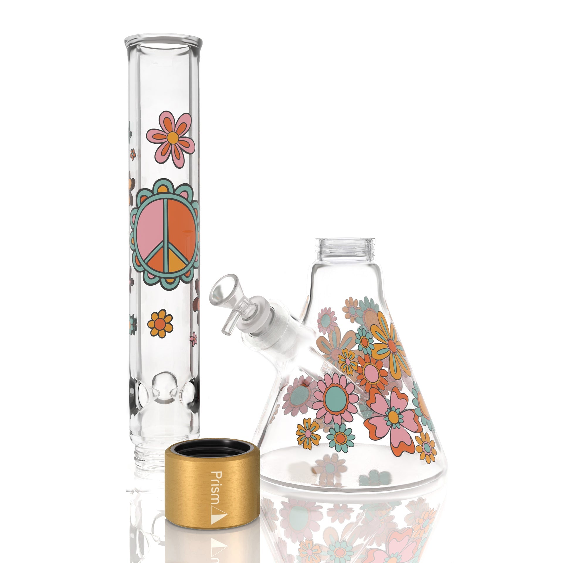 Flower Power Tall Beaker
