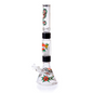 Side profile view of the Prism Inked Beaker Double Stack modular pipe, showcasing the full assembled height. The system features a clear beaker base with eagle and flower tattoo graphics, connected by black anodized aluminum Halo Connectors to the large Big Tree Percolator. A second black aluminum halo connects to the standard clear mouthpiece with a snake decal. This high-performance dual chamber apparatus offers superior smoke cooling and diffusion. The best gift for tattoo lovers.