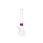 MINI Tall Beaker - purple glass, left side view