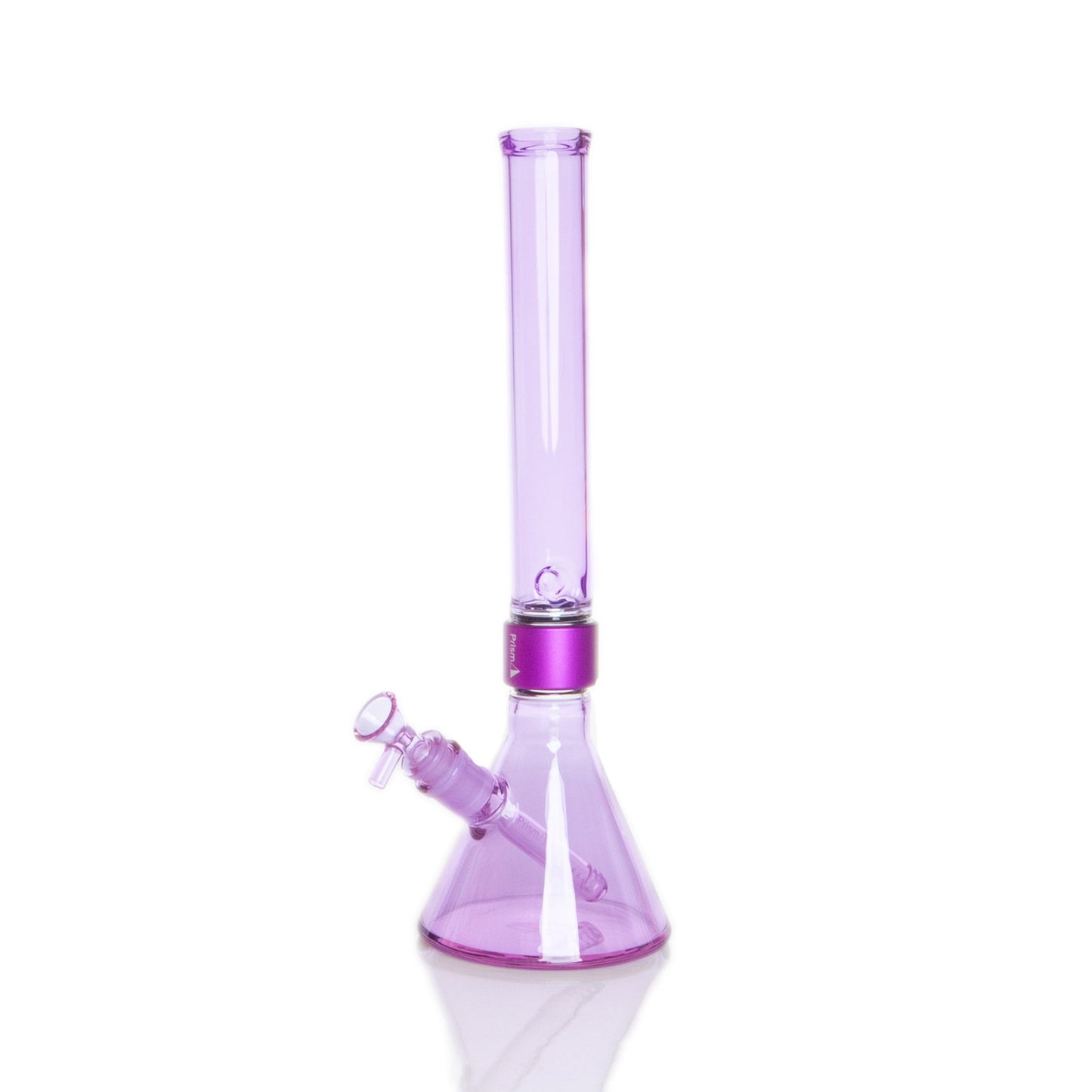 MINI Monochrome Tall Beaker - grape jolly glass, three-quarter view