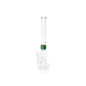 MINI Tall Honeycomb - green glass, three-quarter view