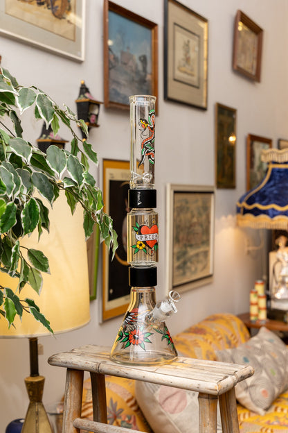 Inked Beaker Double Stack