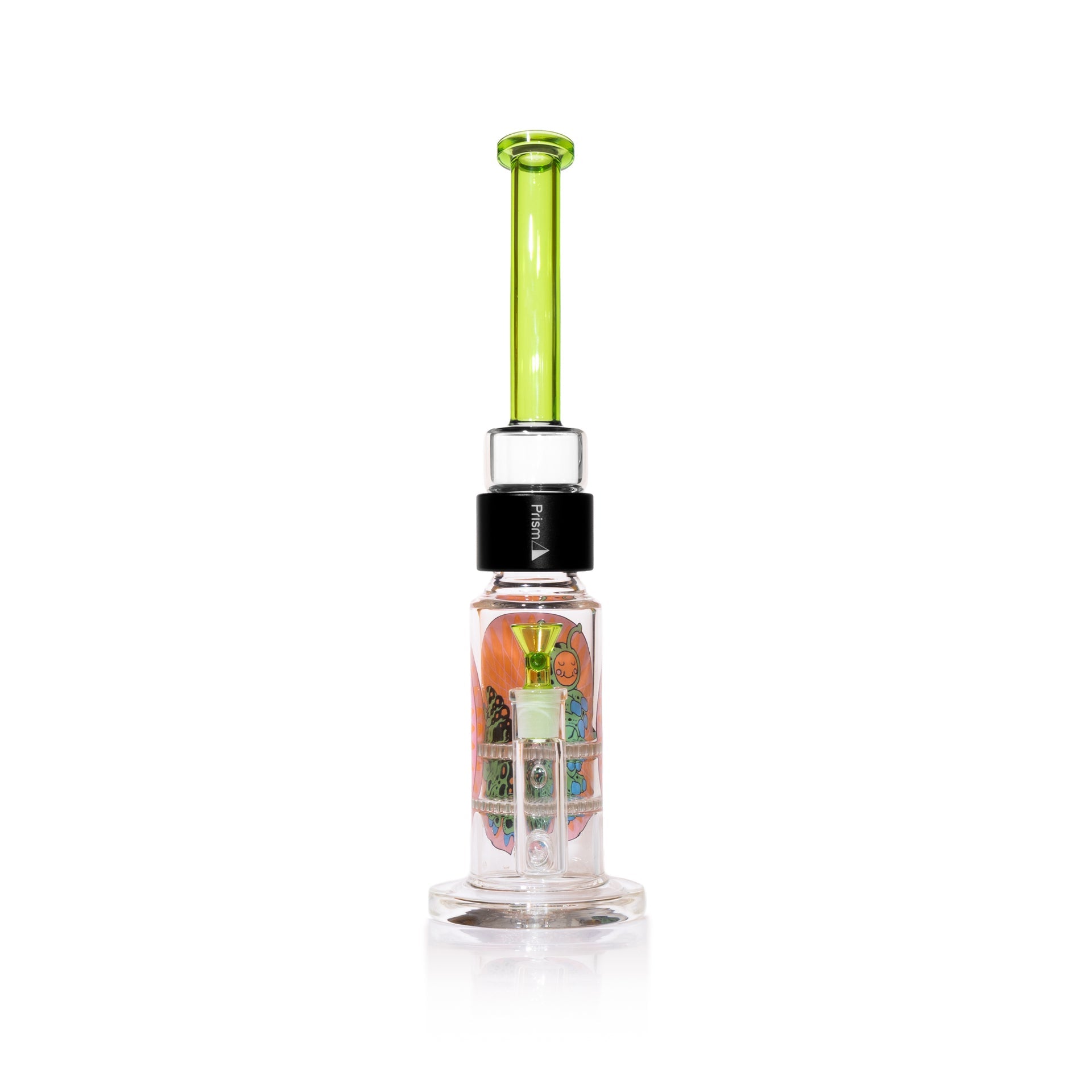Pond Life Bent Big Honeycomb with colorful psychedelic caterpillar decal design