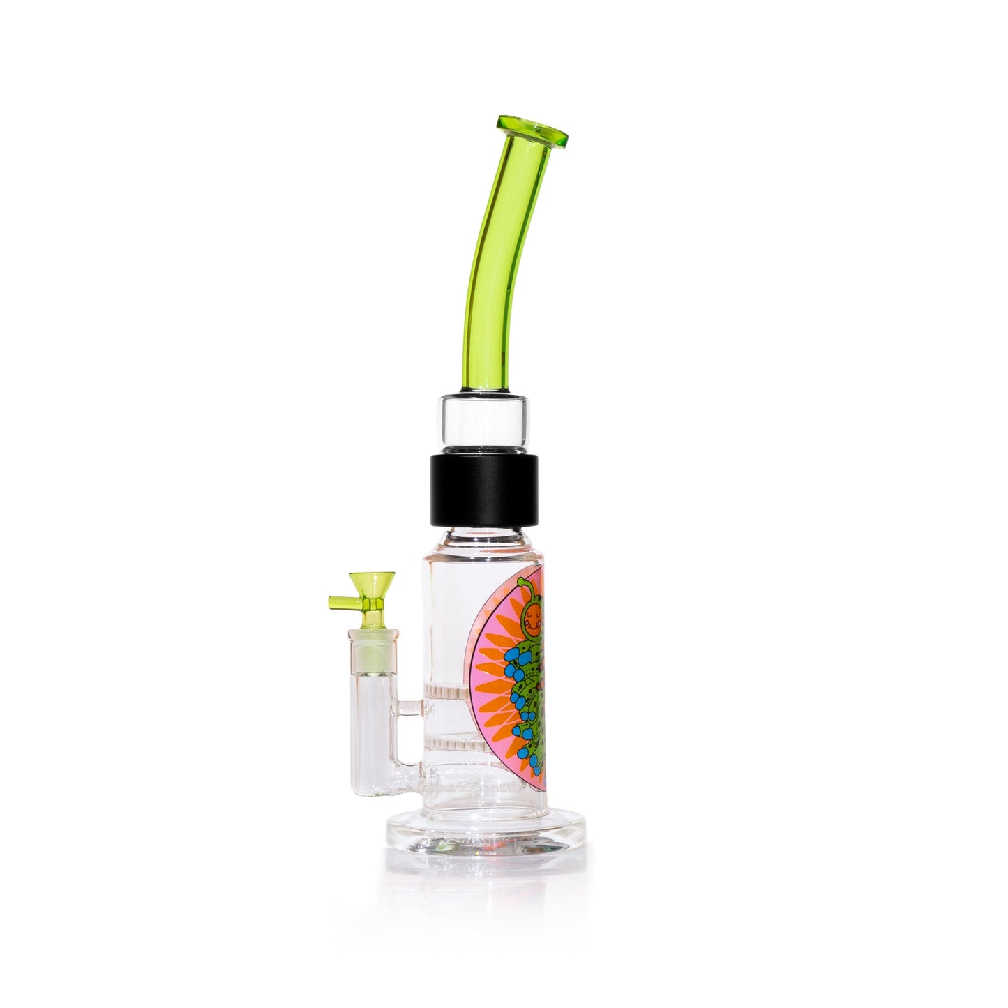 Pond Life Bent Big Honeycomb with colorful psychedelic caterpillar decal design