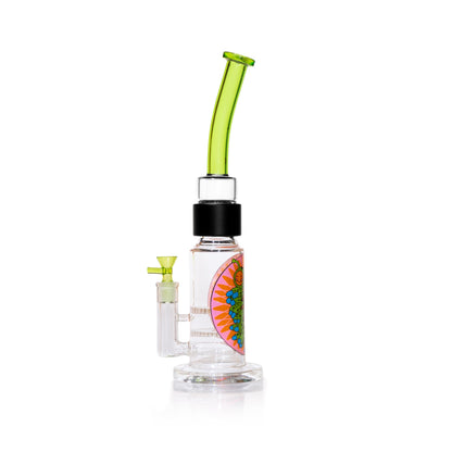 Pond Life Bent Big Honeycomb with colorful psychedelic caterpillar decal design