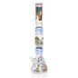 Pond Life Beaker Double Stack with frogs, lily pads, and butterflies decal design