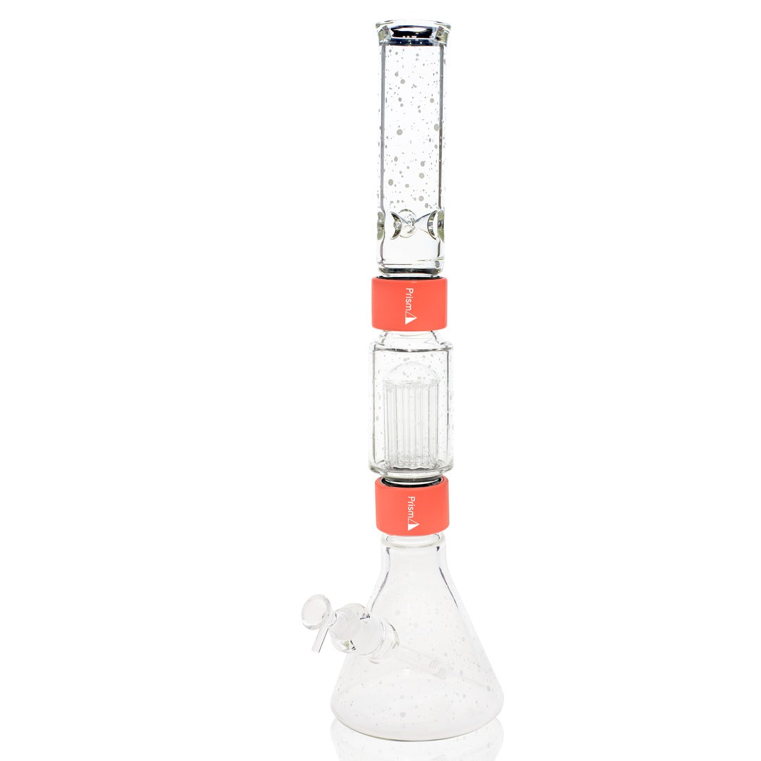 Glow Beaker Double Stack - Unique UV Active Bong – Prism Wholesale