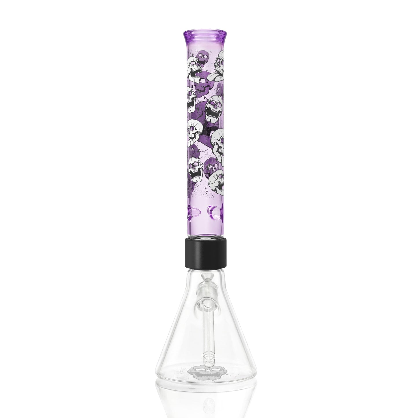 Skull Tall Beaker, back view