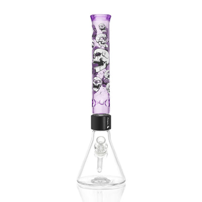 Skull Tall Beaker, front view