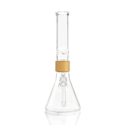 Standard Beaker - gold glass, back view