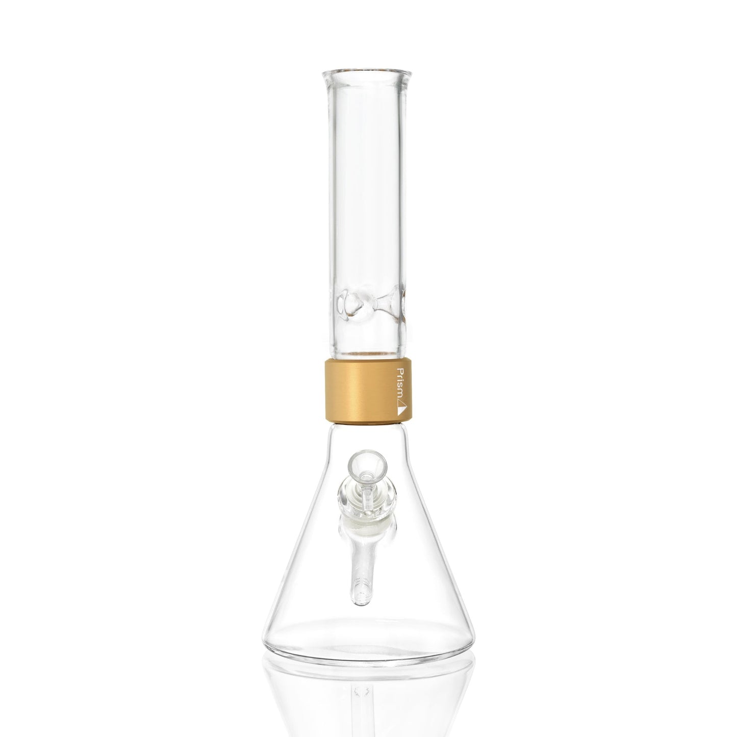 Standard Beaker - gold glass, front view