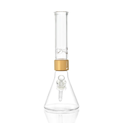 Standard Beaker - gold glass, front view
