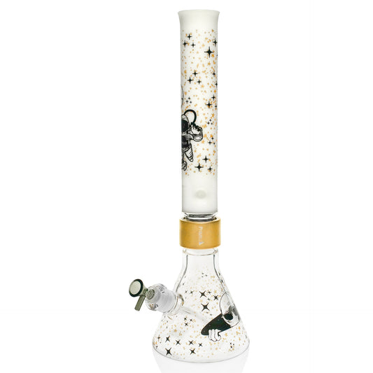 White Spaced Out Beaker Single Stack