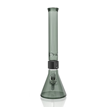 Monochrome Tall Beaker - midnight glass, front view
