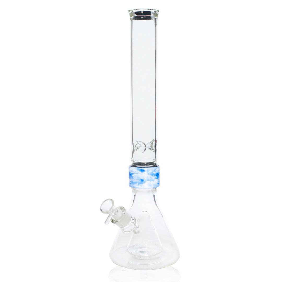 Tall Percolated Beaker Single Stack Clear Black