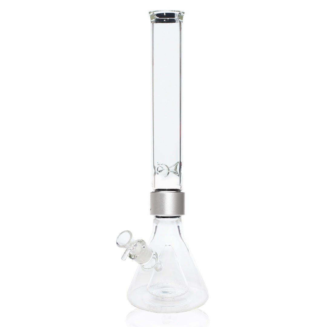 Tall Percolated Beaker Single Stack Clear Black