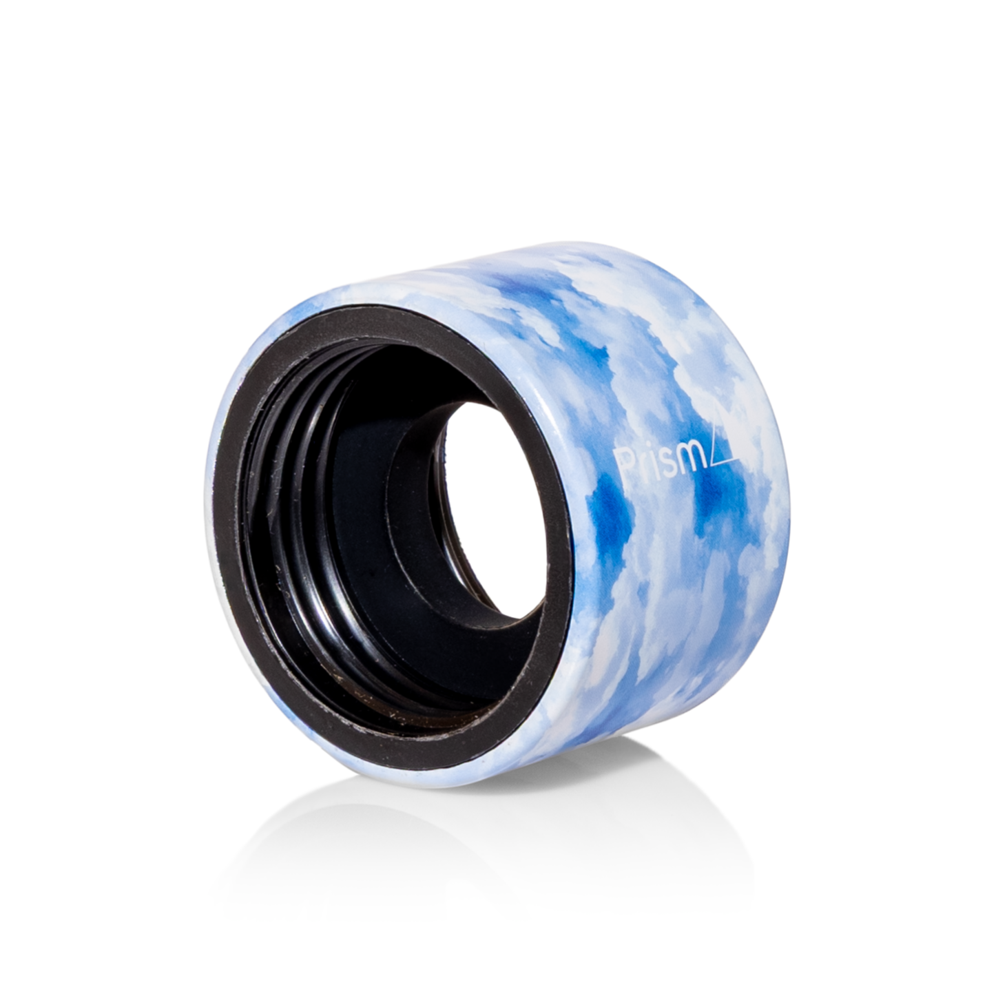Classic Prism Halo - cloud glass, side view
