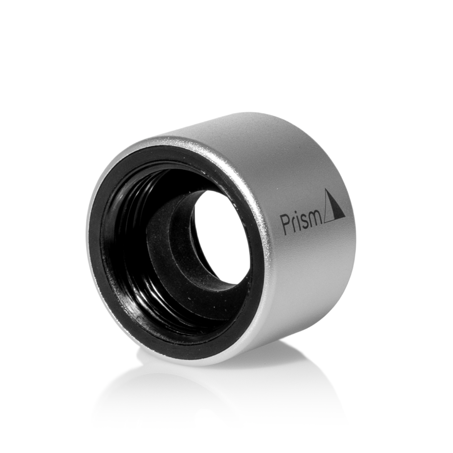 Classic Prism Halo - silver glass, side view
