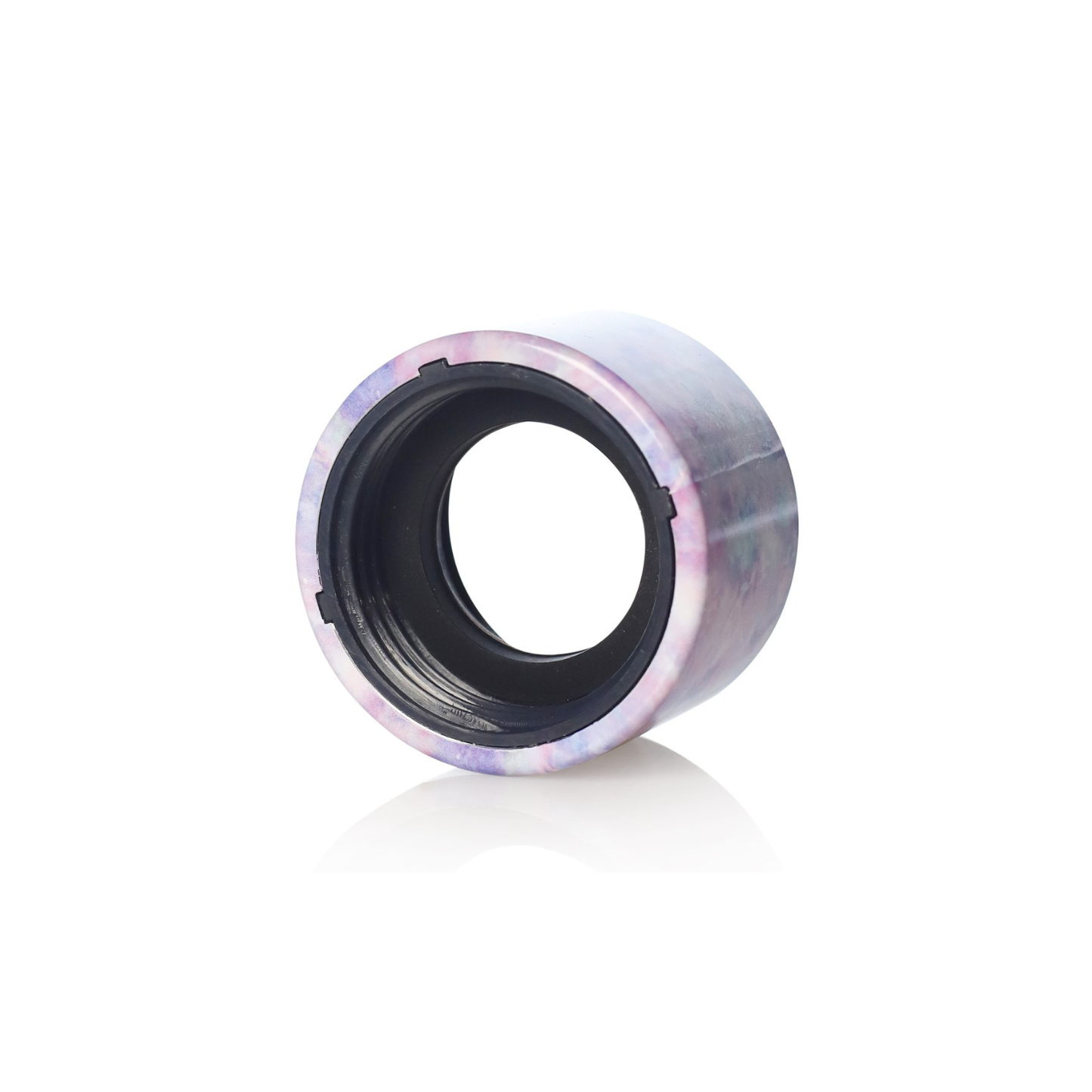 MINI Prism Halo - tie dye glass, side view