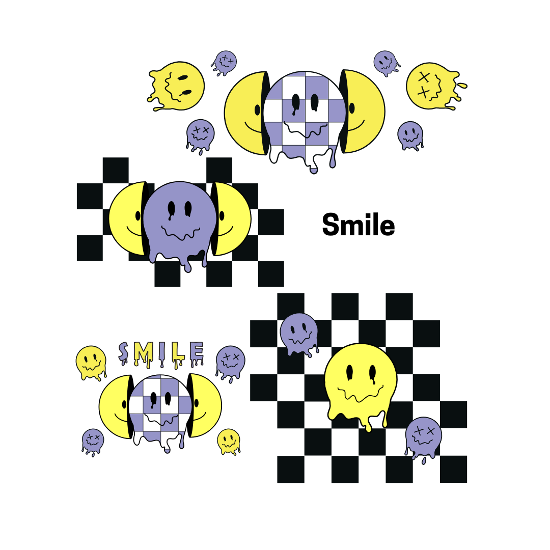 Smile Beaker Single Stack White