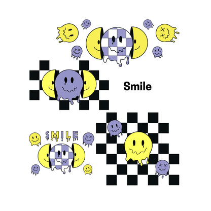 Smile Beaker Single Stack White